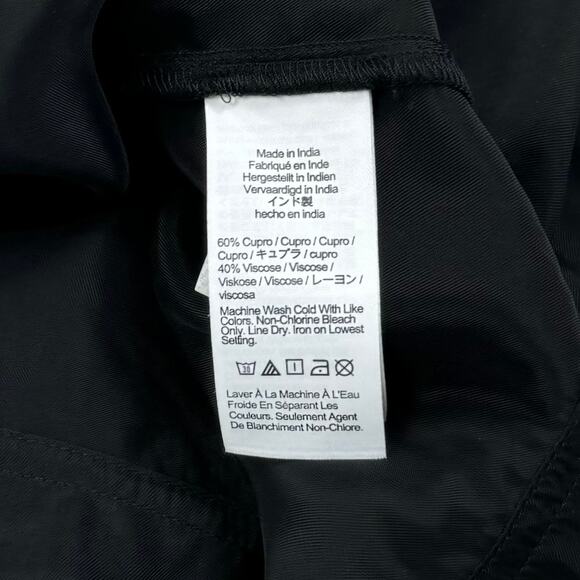 Madewell Dress Womens 12 Black Crisscross High Neck Midi Slip - Picture 11 of 14